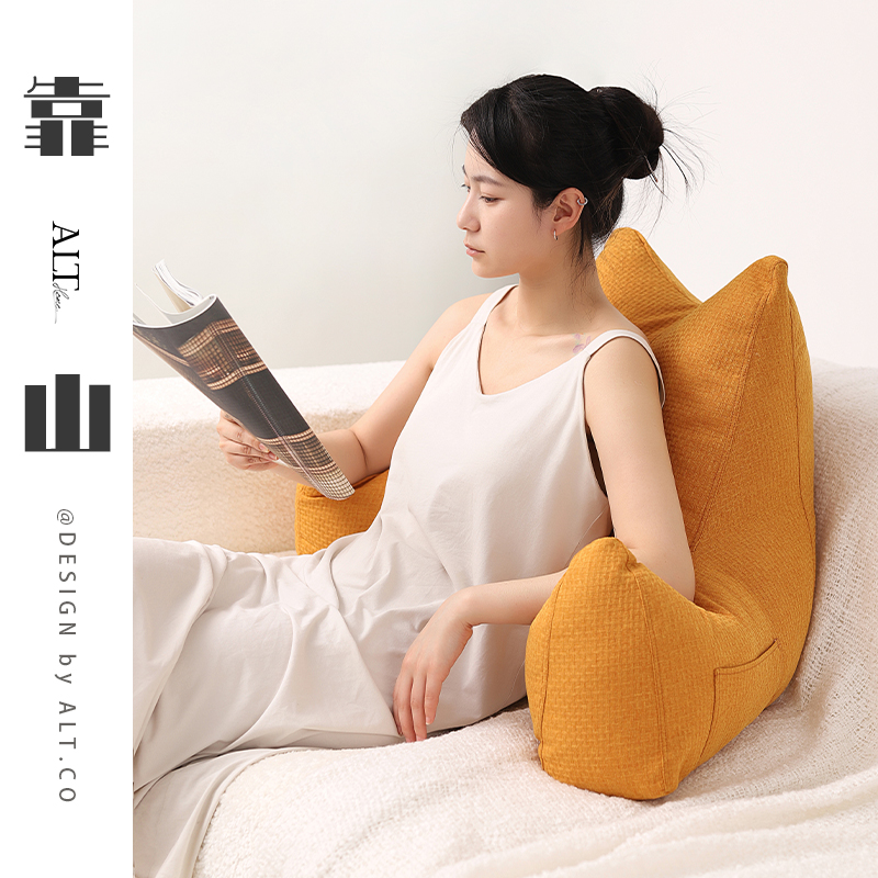 靠枕床头大靠背垫软包沙发飘窗台床上靠背枕孕妇喂奶护颈护腰靠垫