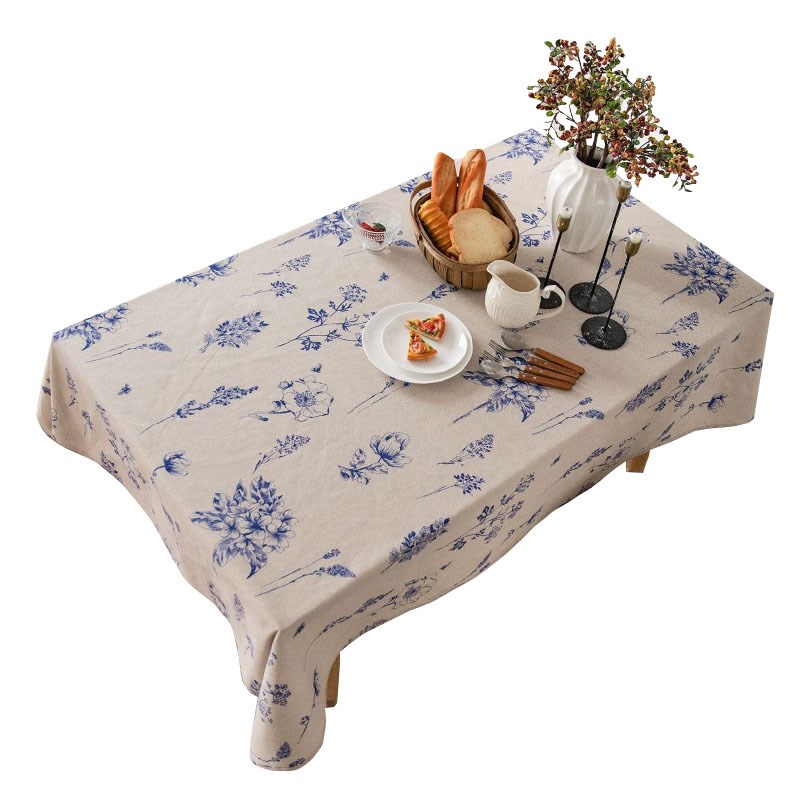 餐桌布桌垫茶几台布长方形棉麻床头柜盖布书桌学生抱枕正方形家用