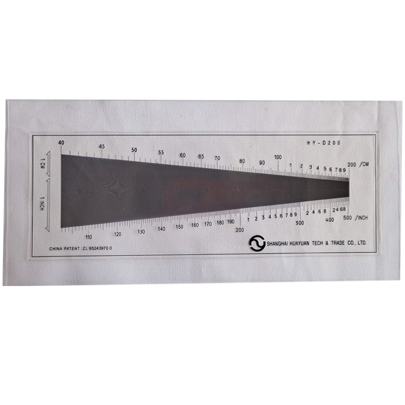 织物密度镜 经纬塑料密度仪 筛网丝网测量目数工具密度尺cm