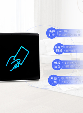 NOON伦邦 频IID卡门禁触摸读卡器 防复制 读头读卡距离远