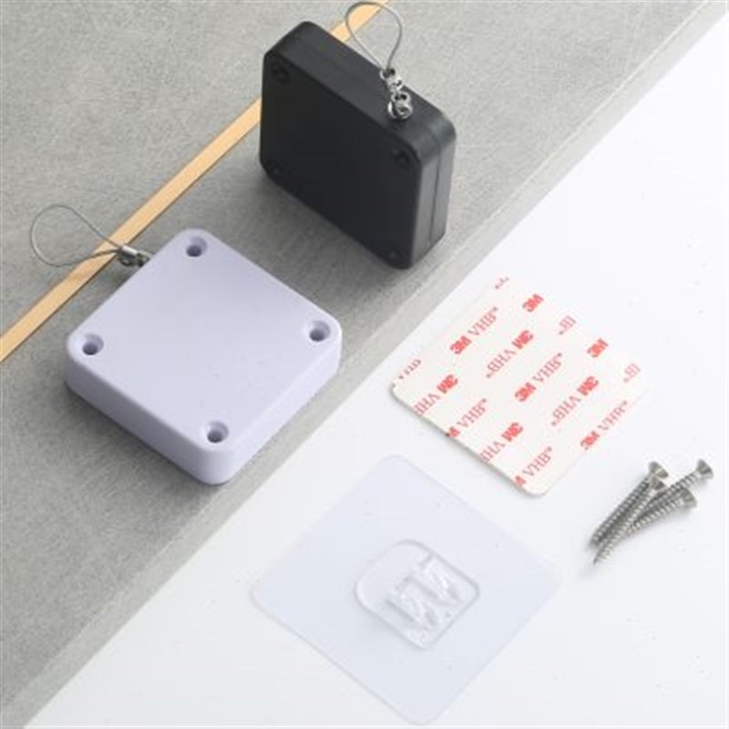 免打孔拉绳闭门器家用推拉门卧室门自动回位简易自动静音关门器