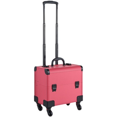 沐足拉杆箱足浴足疗高档PU皮质会所技师上钟美容万向轮收纳工具箱