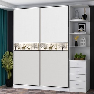 门家用推拉门定制现代门推拉移门极简壁橱门