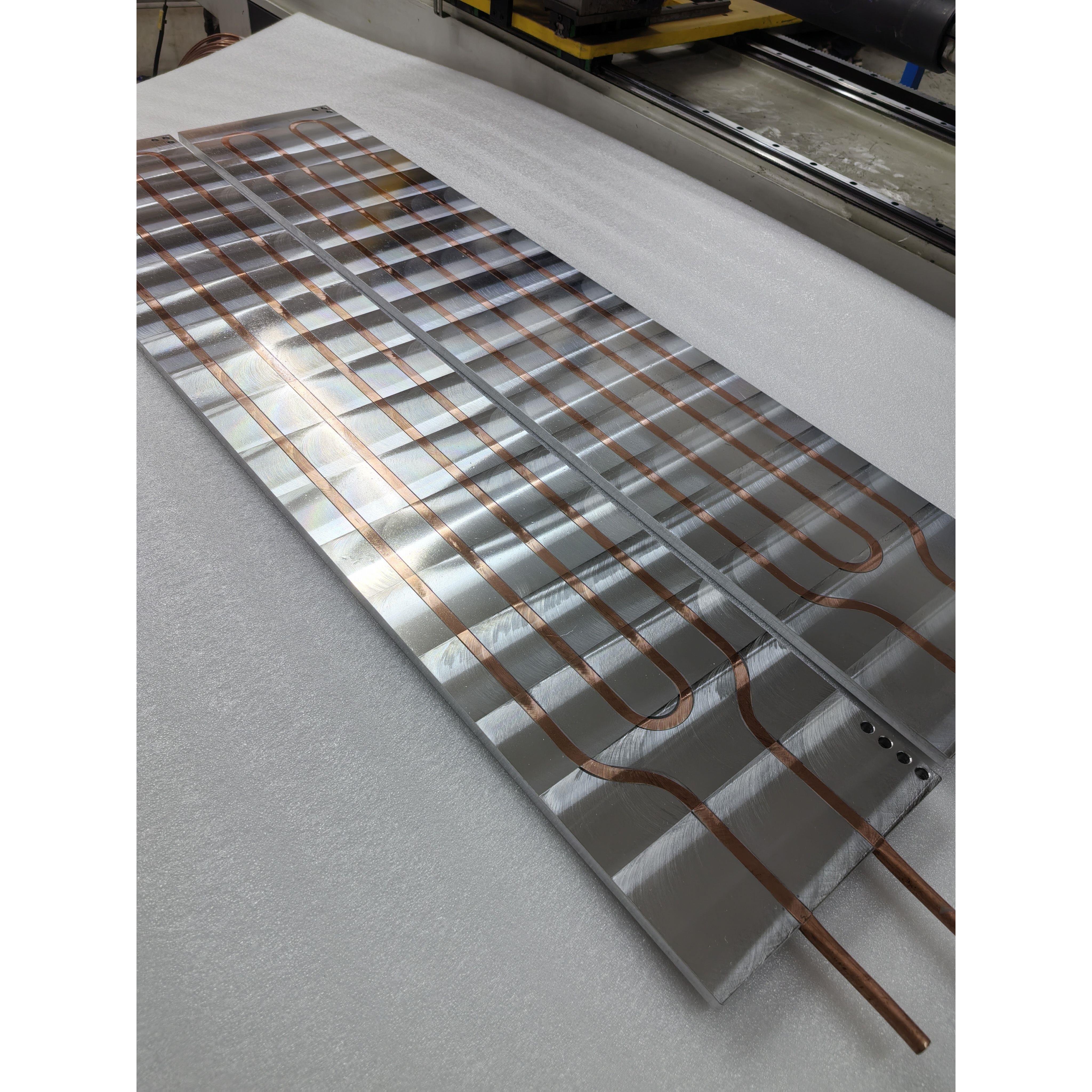 铜管散热器非标定制铝合金埋管IGBT冷水板厂家直销水冷板铸铝件