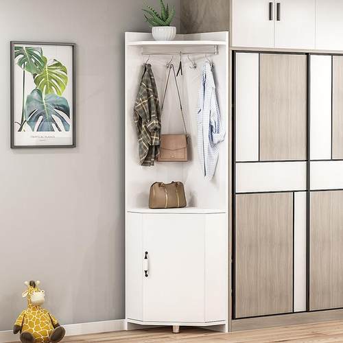 角柜衣架转角衣柜衣帽架挂衣架衣橱墙角柜拐角柜三角边角卧室落地