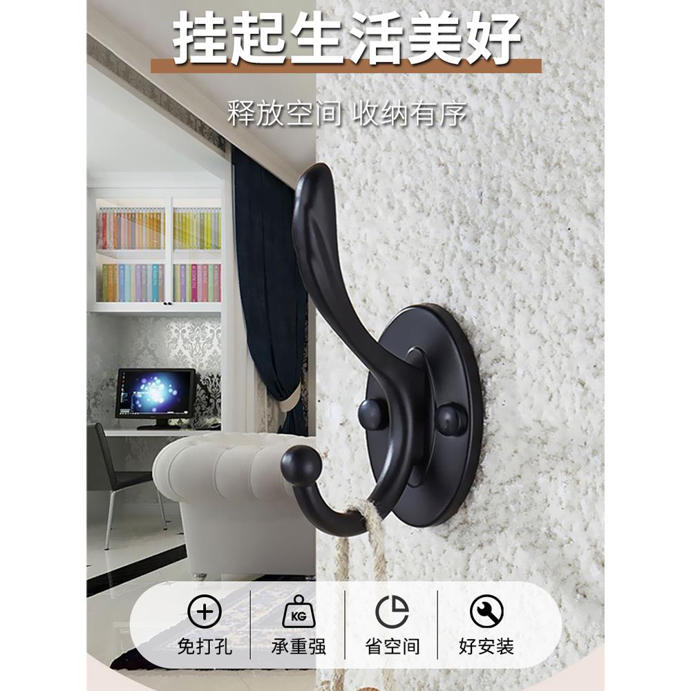 欧式服装挂钩墙挂墙入口入口衣柜服装入口入口门外套挂钩挂钩无冲