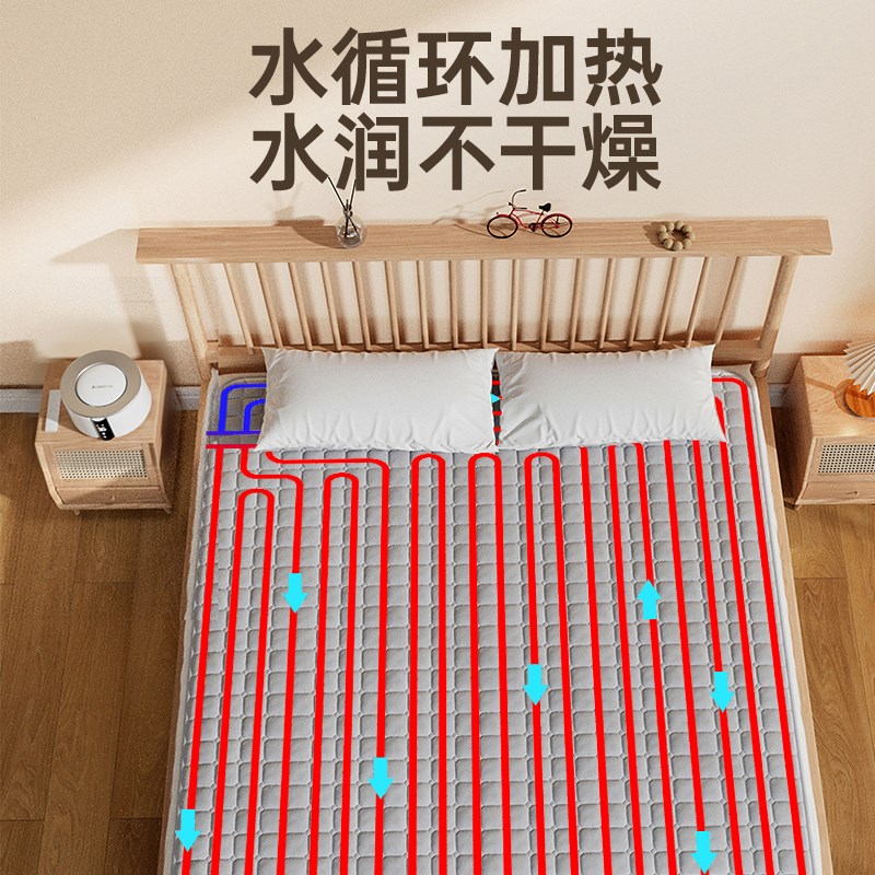水暖电热毯22新款冬季人水循环家用电褥子水暖炕床2d2+