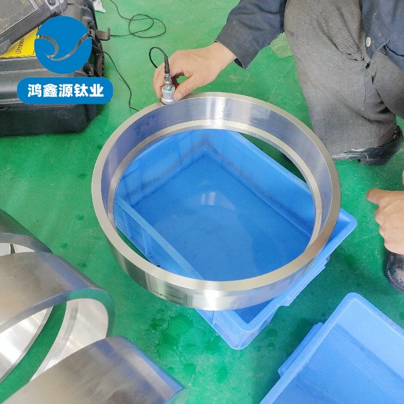 TC4钛环钛合金环锻造大口径圆环TI6AL4V石油设备用料GJB2744-2007