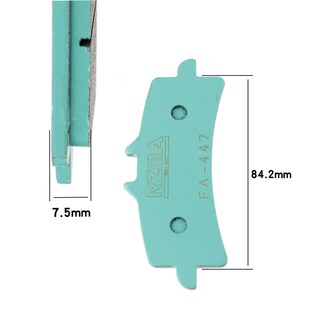 z瑞祖玛刹车片大辐射卡钳 刹车皮冰绿静音陶瓷