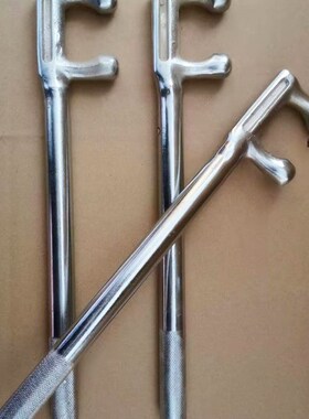 防滑电镀F型扳手2DF两爪门钩F型门扳手mmmm