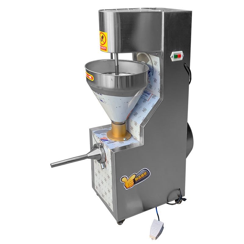 新款全自动电动灌肠成型机香肠腊肠机器多功能火腿肠不锈钢灌装机