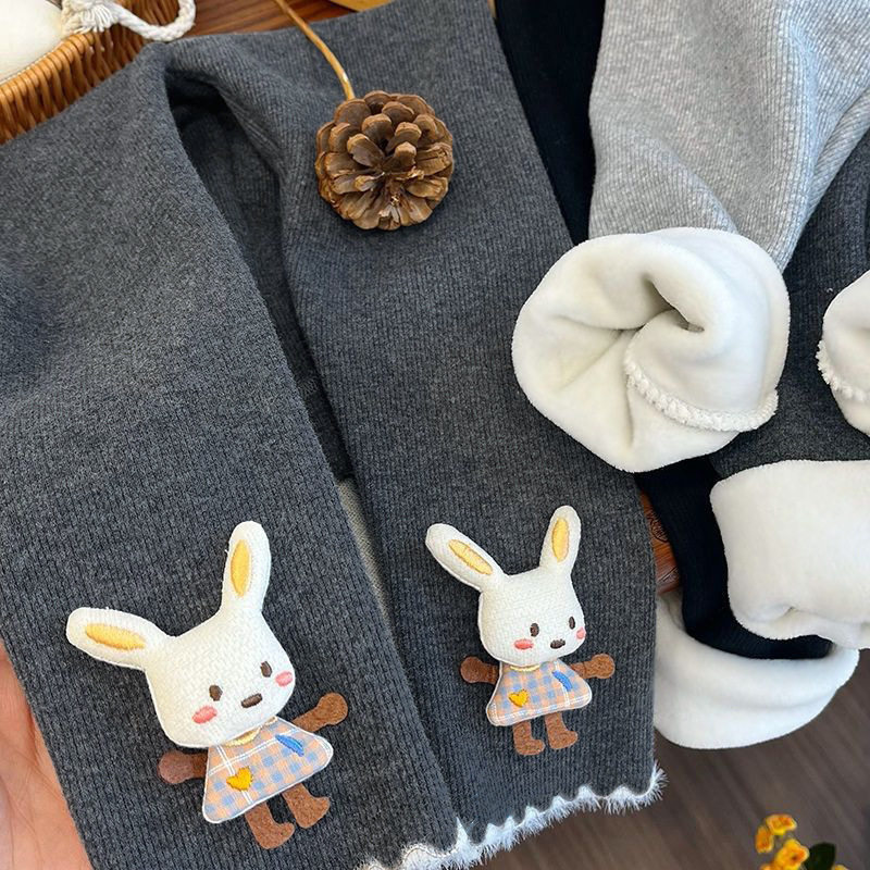 韩系女童秋冬新款加绒打底裤可爱立体兔子保暖长裤一体绒冬装外穿,童装/婴儿装/亲子装,裤子,淘宝优惠券,粉丝福利购,淘宝优惠卷