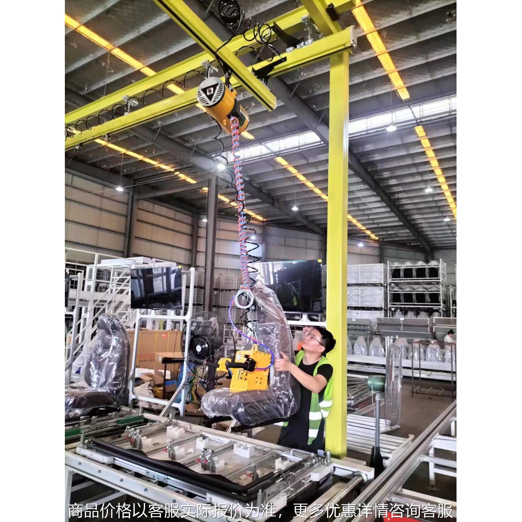 沈阳厂家起重气动夹具平衡器160kg小型工位吊手动KBK轨道起重机