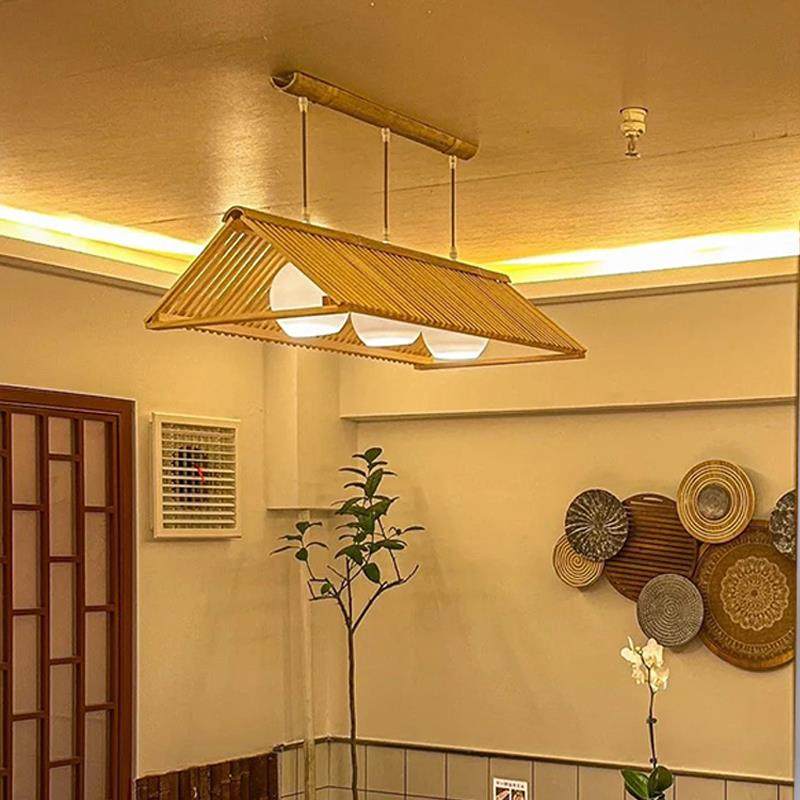 中式复古个性创意吊灯日式榻榻米茶室民宿东南亚餐厅吧台木艺灯具,家装灯饰光源,餐厅吊灯,淘宝优惠券,粉丝福利购,淘宝优惠卷
