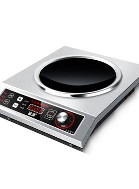 家用3500W凹面电磁炉4200瓦商用大功率电磁灶厨房台式爆炒炉