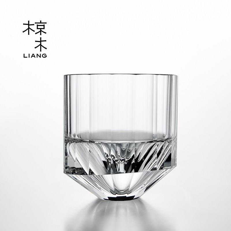 椋杯木冷切士忌方冰杯洋酒送子轻2101004A奢高档水晶威杯套装高级