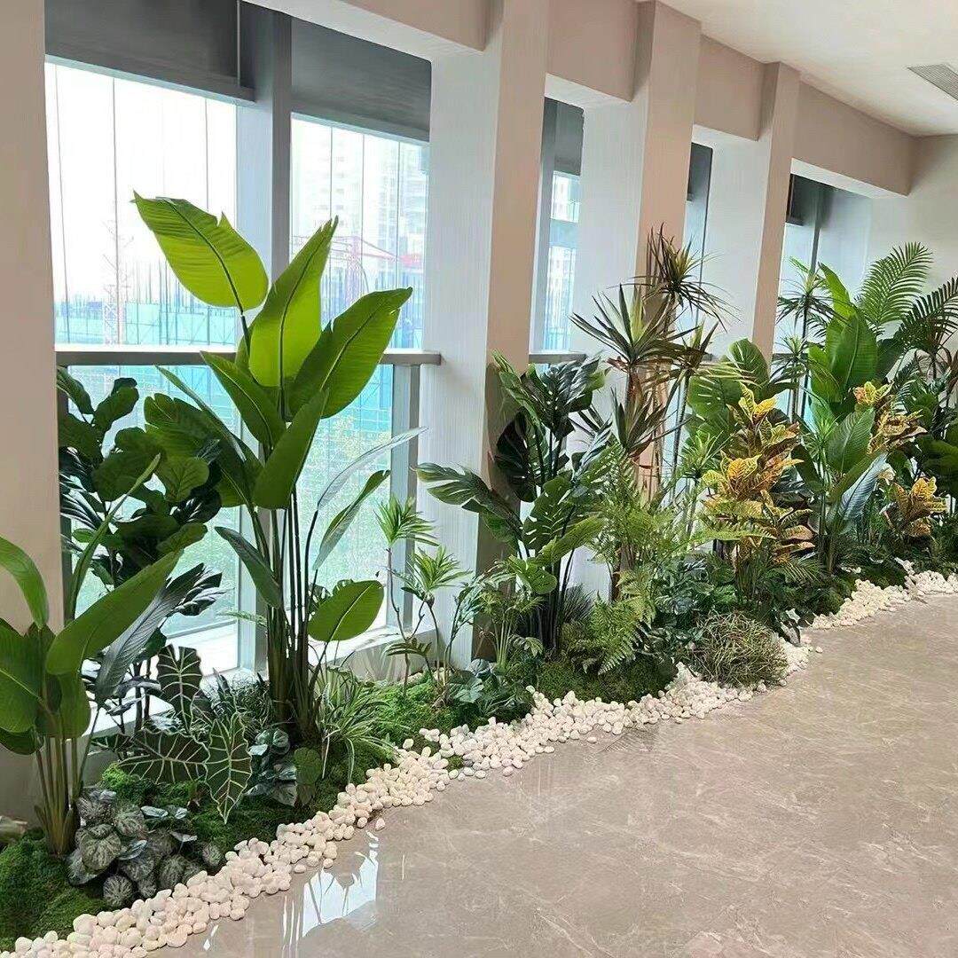 仿UZA真植物组合盆栽系安列景北京造上创门设计装室内室外意绿植