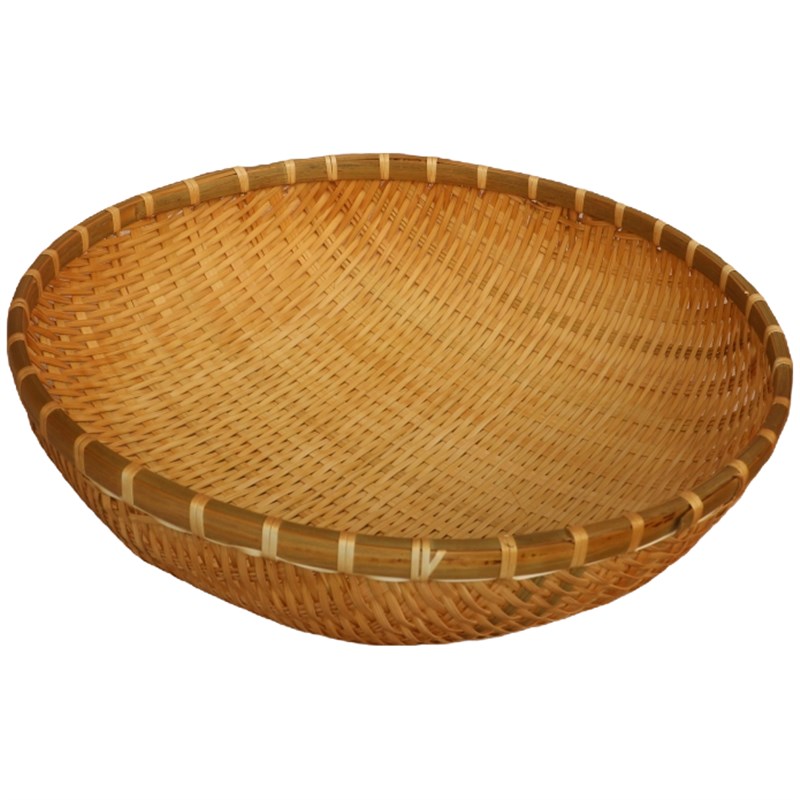 竹编簸箕馒头收纳筐竹制品篮子竹编筐洗菜沥水淘米篮水果篮小箩筐