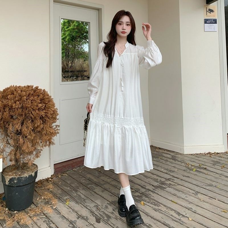 俏皮活泼套装女秋季气质收腰显瘦连衣裙百搭皮马甲背心上衣两件套