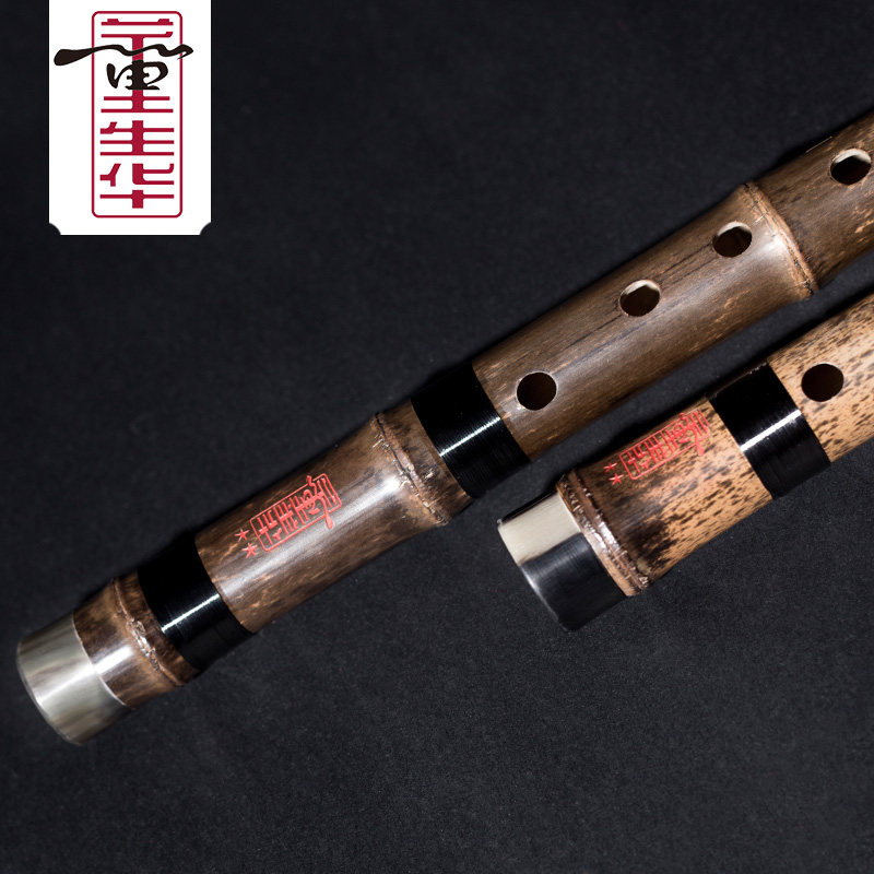 董生华短萧乐器初学入门成人零基础洞箫八孔专业演奏级精制紫竹箫