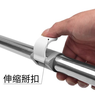 大卫海绵拖把杆子伸缩把手胶棉替换头不锈钢单杆M6通用M12配件M1