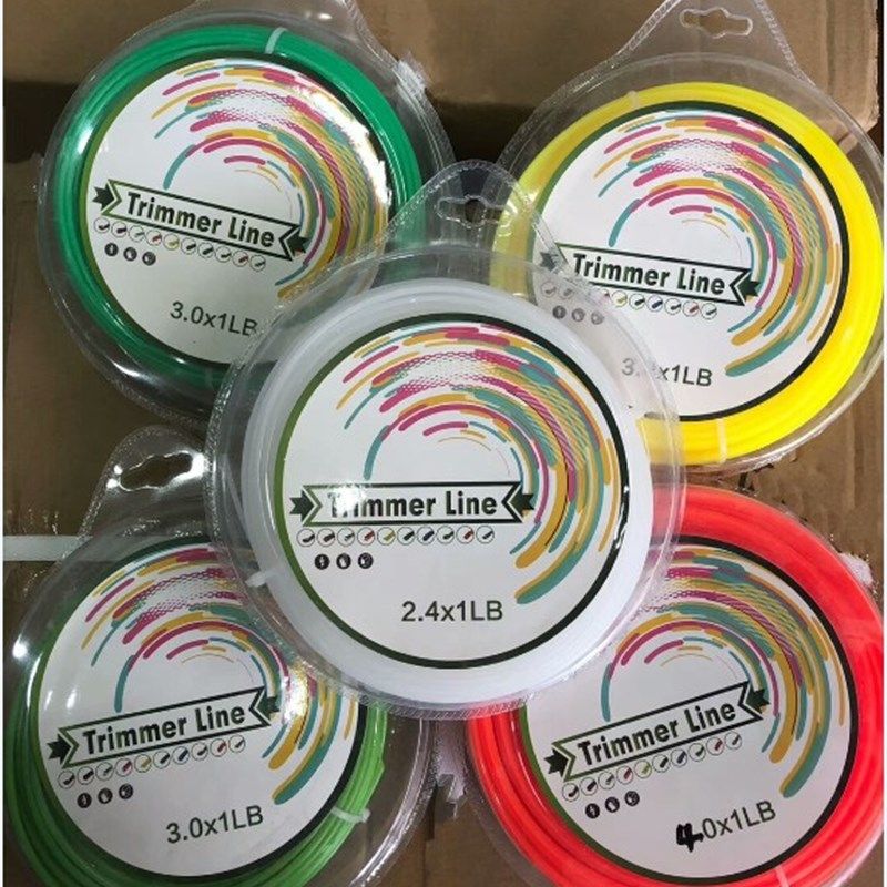 割草机钢丝尼龙锯齿牛筋打草绳绳割灌机配件打草头割草绳修草绳