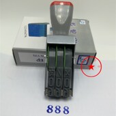 字高12mm 特大3位转轮印 号码 印数字印章 印 箱包印章批号编码 包邮