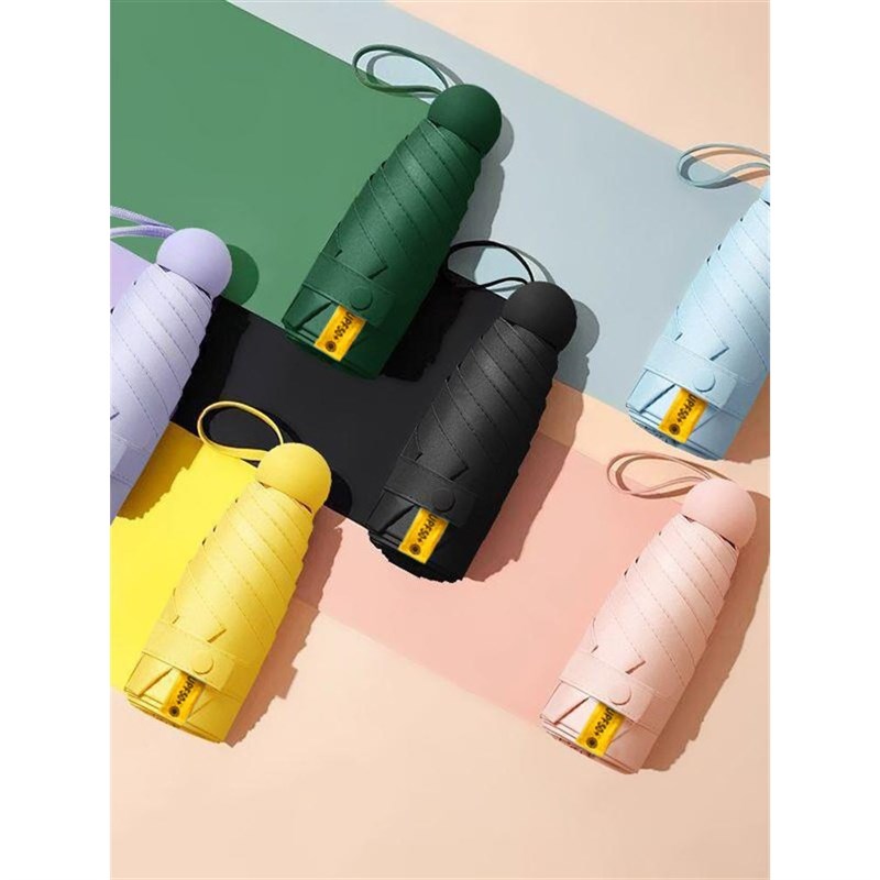 迷你太阳伞防晒遮阳神器旅行 用品短期旅游外出门便携小物件非