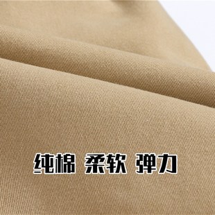 胖儿童卡其色长裤子宽松藏青米色加绒厚加肥加大男童女童校服校裤