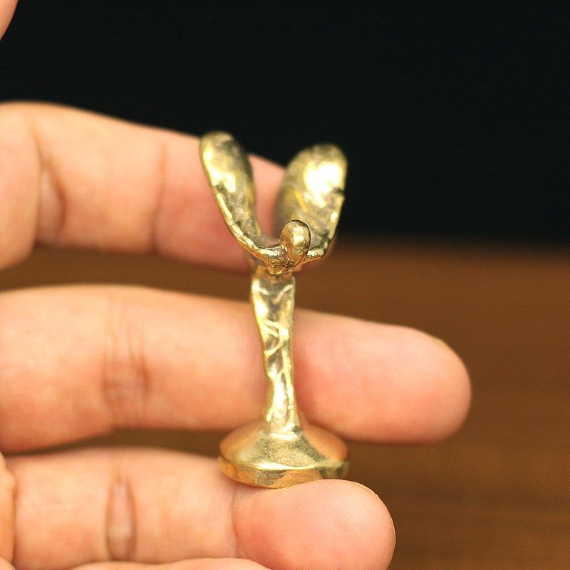 迷你美式铜器人物雕像飞天女神桌面小摆件黄铜小奖章天使翅膀礼品,家居饰品,桌面摆件,淘宝优惠券,粉丝福利购,淘宝优惠卷