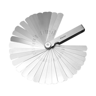 保拉32件塞尺0.02-1mm不锈钢间隙尺塞规厚薄规单片尺厚薄量具塞片