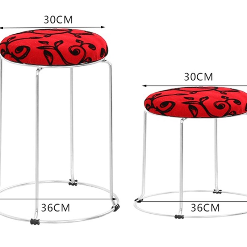 钢筋凳子加厚型矮凳简约家用高凳儿童成人小板凳餐桌凳换鞋凳椅子