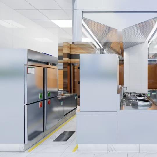 公司学校食堂厨房工程商用厨房设备厂家蒸连锁餐厅厨房设计改造