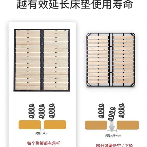 1.8床板折叠1.5榻榻米龙骨架加密床架实木排骨架实木床板支撑架