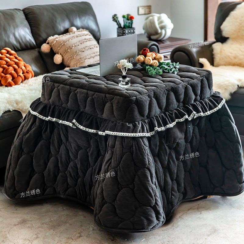 【烤火被】加厚烤j火被子正方形家用冬季烤火桌被罩取暖桌电炉罩