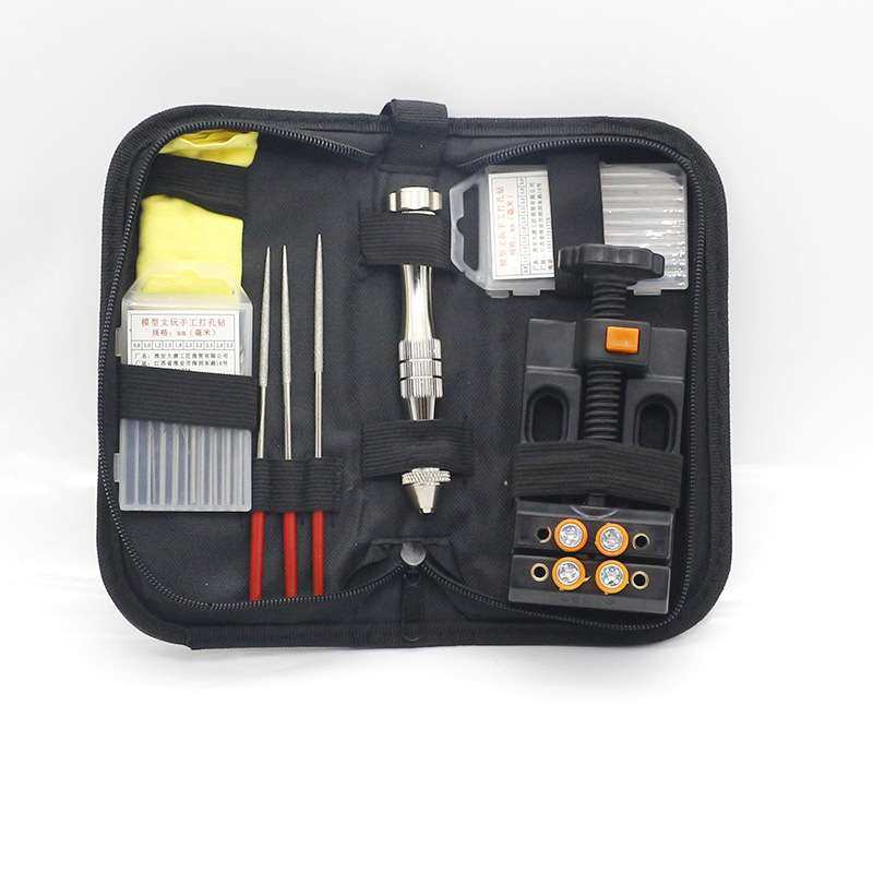 文玩钻孔打孔手捻钻 夹持范围0.5mm-3.0mm 工具模型打孔打磨套装