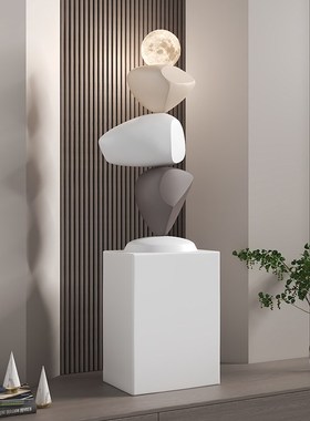 时来运转玄关落地摆件电视柜沙发旁艺术装饰品艺术高级感乔迁礼品