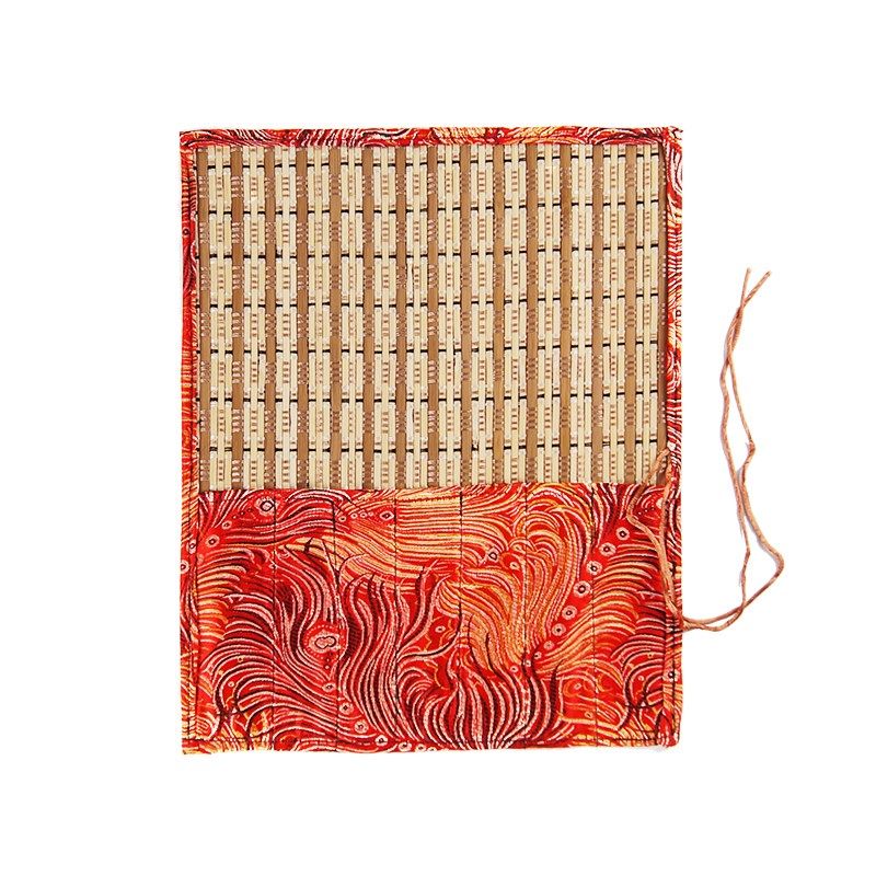 毛笔帘孔雀翎羽精致提花毛笔笔帘纯手工笔袋高颜值便携收纳送文房,文具电教/文化用品/商务用品,笔帘,淘宝优惠券,粉丝福利购,淘宝优惠卷