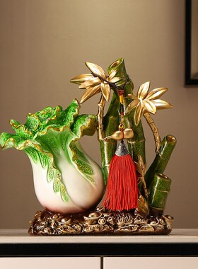 节节高升招财竹子摆件客厅玄关酒柜装饰办公室送领导乔迁新居礼品