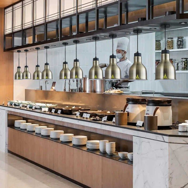 伸缩食物保温灯单头自助餐厅快餐店升降吊灯酒店超市干货加热吊灯,家装灯饰光源,餐厅吊灯,淘宝优惠券,粉丝福利购,淘宝优惠卷