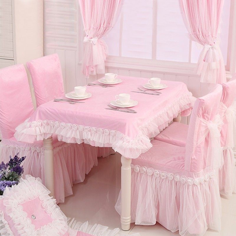 公主粉色玫瑰蕾丝水晶绒桌布盖巾防尘 西餐桌布 茶几桌布,居家布艺,桌布,淘宝优惠券,粉丝福利购,淘宝优惠卷