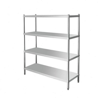 厨房用不锈钢货架四层201不锈钢货架厨房用平板置物订做 货架