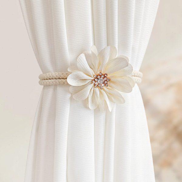 创意花朵窗帘绑带一对装可调节纱帘捆绑带绑绳窗帘装饰配件小饰品,居家布艺,窗帘绑带,淘宝优惠券,粉丝福利购,淘宝优惠卷