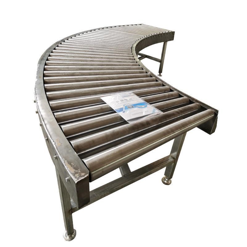 滚筒输送机流水线小型无动力滚筒地滚线物流装卸货传送滚筒输送线