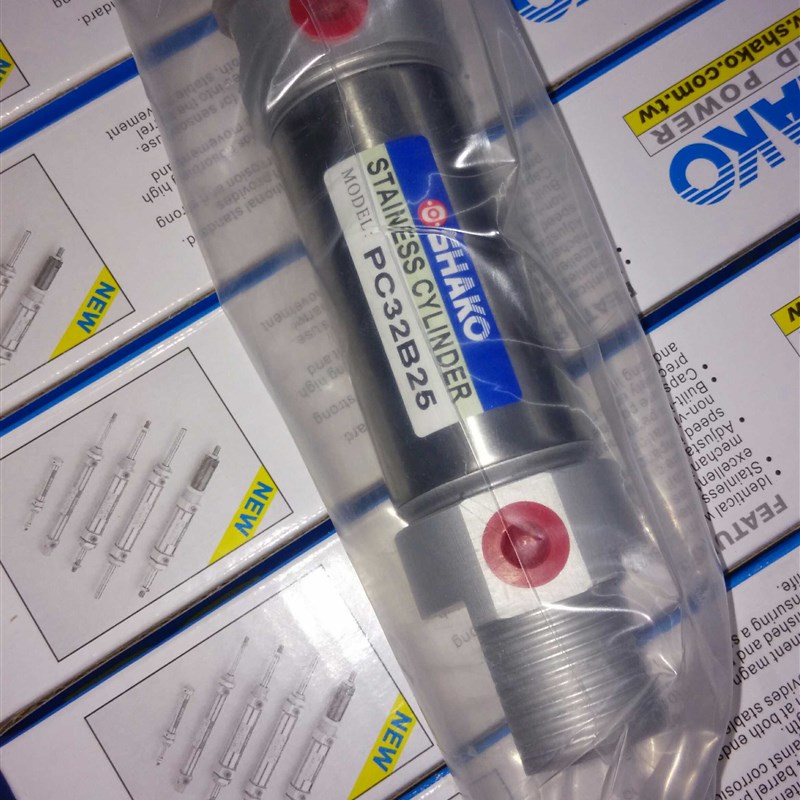 新恭圆形气缸 PC32B50 75 100 125 150 175 200 225 250 300 350