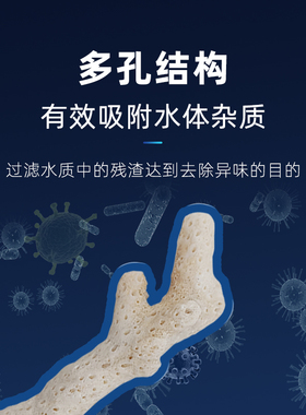 大块珊瑚骨滤材纯天然精选珊瑚石水族H锦鲤鱼缸鱼池过滤材料造景