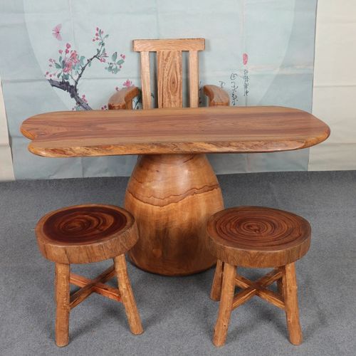 香樟木根雕茶几功夫茶桌木墩茶台阳台小茶桌日式实木民宿客厅家具