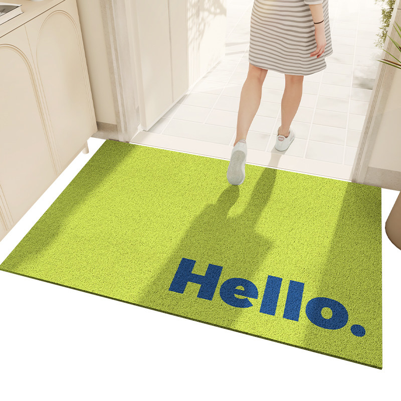 大江入户地垫进门门口地毯耐磨丝圈牛油果绿玄关脚垫除尘入门垫子,居家布艺,入户地垫,淘宝优惠券,粉丝福利购,淘宝优惠卷