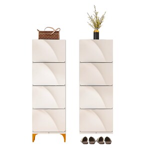 免安装超薄鞋柜家用门口小户型壁挂入户翻斗玄关置物门外小窄鞋架