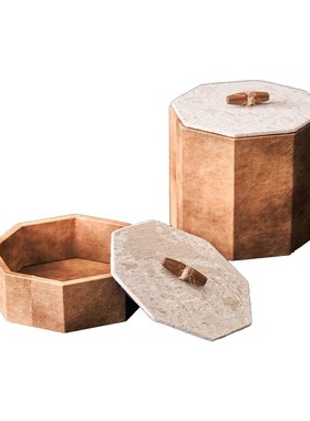 邸高中古原木风餐厅厨房餐边柜装饰品摆件高级感小众软装设计搭配